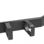 DELOCK cable management 66667, rack 19"/1U, 4x γάντζοι, γωνιακό, μαύρο - 4043619666676