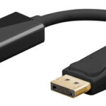 GOOBAY καλώδιο DisplayPort σε HDMI 67881, 4K/30Hz, 0.1m, μαύρο - 4040849678813