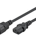 GOOBAY καλώδιο προέκτασης τροφοδοσίας 68602, 0.75mm², 1.5m, μαύρο - 4040849686023