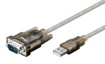 GOOBAY καλώδιο USB σε RS-232 68875, 1 Mbit/s, 1.5m, διάφανο - 4040849688751
