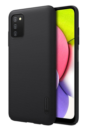6902048224117 NILLKIN θήκη Super Frosted Shield για Samsung Galaxy A03S/A037G, μαύρη - 6902048224117 - Image 1