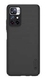 NILLKIN θήκη Super Frosted Shield για Xiaomi Note 11 5G/M4 Pro 5G, μαύρη - 6902048234734