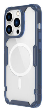 NILLKIN θήκη Nature Pro Magnetic για iPhone 14 Pro, μπλε & διάφανη - 6902048248601