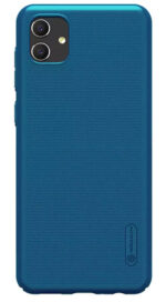 NILLKIN θήκη Super Frosted Shield για Samsung A04, μπλε - 6902048255623