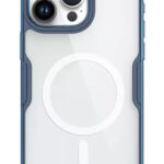 NILLKIN θήκη Nature Pro Magnetic για iPhone 15 Pro, διάφανη-μπλε - 6902048265929