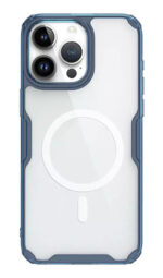 NILLKIN θήκη Nature Pro Magnetic για iPhone 15 Pro, διάφανη-μπλε - 6902048265929