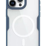 NILLKIN θήκη Nature Pro Magnetic για iPhone 15 Pro Max, διάφανη-μπλε - 6902048265967