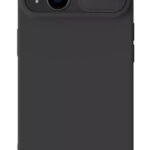 NILLKIN θήκη CamShield Silky Magnetic Silicone για iPhone 15, μαύρη - 6902048269538