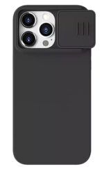 NILLKIN θήκη CamShield Silky Magnetic Silicone για iPhone 15 Pro, μαύρη - 6902048269569