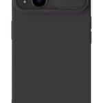 NILLKIN θήκη CamShield Silky Magnetic Silicone για iPhone 15 Plus, μαύρη - 6902048269644