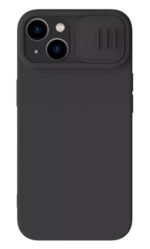 NILLKIN θήκη CamShield Silky Magnetic Silicone για iPhone 15 Plus, μαύρη - 6902048269644