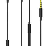 LDNIO earphones με μικρόφωνο HP08, 3.5mm σύνδεση, Φ13mm, 1.2m, γκρι -