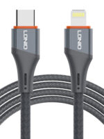 LDNIO καλώδιο Lightning σε USB-C LC631I, 30W PD, 1m, γκρι - - Image 2