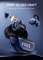 LDNIO earphones με θήκη φόρτισης T09, OWS, Φ10mm, 35/400mAh, μπλε - 6933138602805 - Image 2