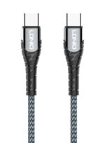 LDNIO καλώδιο USB-C σε USB-C LC101, 65W PD, 1m, γκρι - 6933138690826