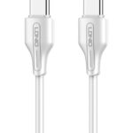 LDNIO καλώδιο USB-C σε USB-C LC122C, 65W PD, 2m, λευκό - 6933138691335