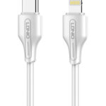 LDNIO καλώδιο Lightning σε USB-C LC122I, 30W PD, 2m, λευκό - 6933138691366