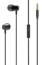 LDNIO earphones με μικρόφωνο HP03, 3.5mm σύνδεση, Φ10mm, 1.2m, μαύρα -