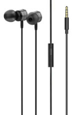 LDNIO earphones με μικρόφωνο HP04, 3.5mm σύνδεση, Φ10mm, 1.2m, γκρι - - Image 2