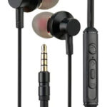 LDNIO earphones με μικρόφωνο HP06, 3.5mm σύνδεση, Φ10mm, 1.2m, μαύρα -