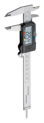 GOOBAY ψηφιακό παχύμετρο 77001, 150cm/6", ασημί - 4040849770012