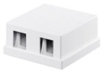 GOOBAY Keystone κυτίο 79366 για 2 θύρες δικτύου, 61.42mm, λευκό - 4040849793660