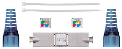 79579 GOOBAY σύνδεσμος καλωδίων CAT 6A 79579, STP, toolfree - 4040849795794 - Image 1