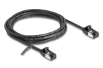 DELOCK καλώδιο δικτύου 80184, CAT 8.1 U/FTP, 40Gbps, εύκαμπτο, 2m, μαύρο - 4043619801848