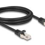DELOCK καλώδιο RJ50 80188, S/FTP, 26 AWG, 2m, μαύρο - 4043619801886