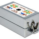 DELOCK κυτίο σύνδεσης καλωδίων δικτύου 86243, Cat 6A LSA, STP, tool-free - 4043619862436