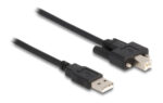 DELOCK καλώδιο USB σε USB Type B 87215, 3m, μαύρο - 4043619872152