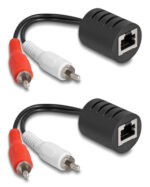DELOCK audio extender 87857 RCA σε RCA, μέσω καλωδίου RJ45, έως 50m - 4043619878574