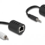 DELOCK audio extender 87859 3.5mm σε RCA, μέσω καλωδίου RJ45, έως 50m - 4043619878598