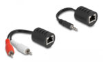 DELOCK audio extender 87859 3.5mm σε RCA, μέσω καλωδίου RJ45, έως 50m - 4043619878598
