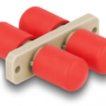 DELOCK σύνδεσμος οπτικής ίνας ST Duplex 87935, μπεζ - 4043619879359