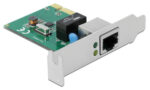 DELOCK κάρτα επέκτασης PCI Express σε RJ45 90381, 1000Mbps, low profile - 4043619903818