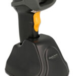 DELOCK barcode scanner 90550, 1D & 2D, ασύρματο, με βάση φόρτισης, μαύρο - 4043619905508