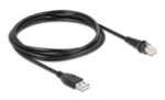 DELOCK καλώδιο USB σε RJ50 90598 για barcode scanner, 1.5m, μαύρο - 4043619905980