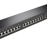 GOOBAY patch panel 93048 19"/1U, 24x ports, CAT 6 STP, μαύρo - 4040849930485