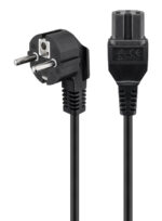 GOOBAY καλώδιο τροφοδοσίας 93277, γωνιακό, 0.75mm², 2m, μαύρο - 4040849932779 - Image 2