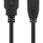 GOOBAY καλώδιο USB 2.0 σε USB Type B 93596, 1.8m, μαύρο - 4040849935961
