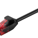 GOOBAY καλώδιο δικτύου 93717, CAT 6 U/UTP, slim, copper, 5m, μαύρο - 4040849937170