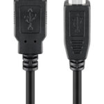 GOOBAY καλώδιο USB σε USB Type B 95129, 0.25m, 480Mbps, μαύρο - 4040849951299