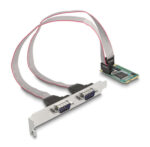 DELOCK κάρτα επέκτασης mini PCIe σε 2x RS-232 95273 - 4043619952731