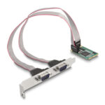 DELOCK κάρτα επέκτασης mini PCIe σε 2x RS-232 95273 - 4043619952731