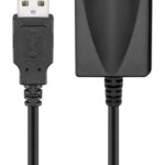 GOOBAY καλώδιο προέκτασης USB 95439, active, 480Mbps, 5m, μαύρο - 4040849954399