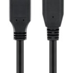 GOOBAY καλώδιο USB 3.0 σε micro Τype B 95734, 5 Gbit/s, 0.5m, μαύρο - 4040849957345
