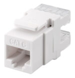 GOOBAY Keystone module RJ45 CAT 6 95740, UTP, 250MHz, λευκό - 4040849957406