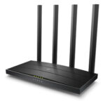TP-LINK Router Archer C6, Wi-Fi 1200Mbps AC1200, MU-MIMO, Ver. 4.0 - 6935364088903