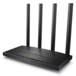 TP-LINK Router Archer C6, Wi-Fi 1200Mbps AC1200, MU-MIMO, Ver. 4.0 - 6935364088903